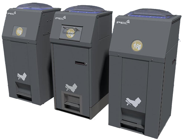 InForce™ 32 gal Outdoor Solar Trash Compactor Bin