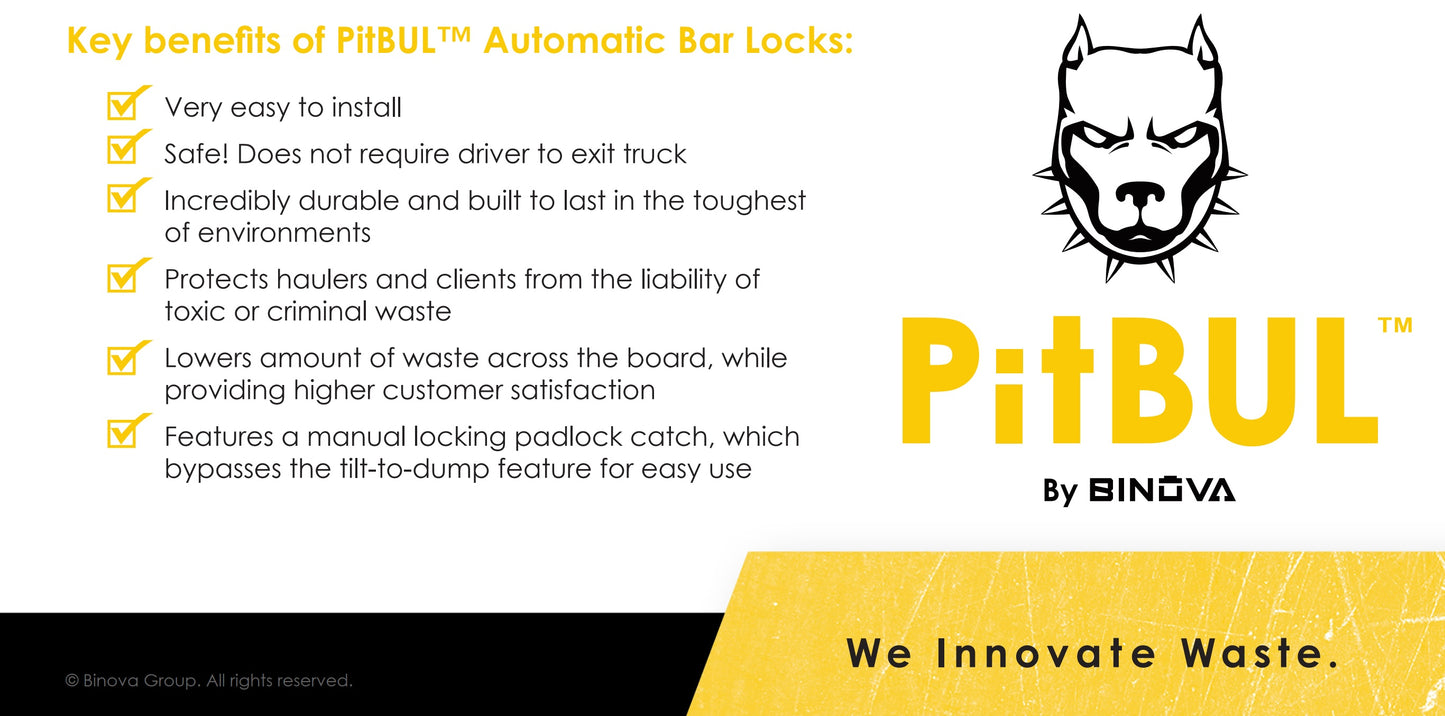 PitBUL™ Flat Top Dumpster Lock